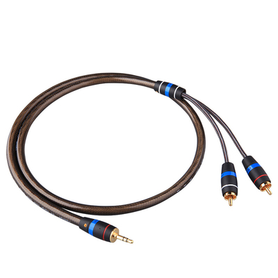M4 3.5mm to 2RCA